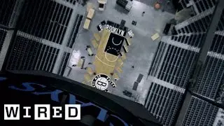 Barclays Center Part 2: Inside on The Catwalk-The Window-WIRED