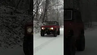 Bronco time in a winter wonderland #bronco #fordbronco #offroading #broncolife #bronco4x4
