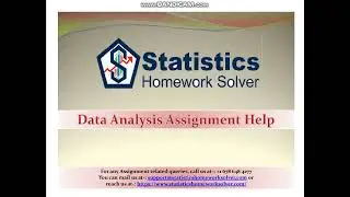 Data Analysis Assignment Help