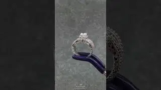 14k White Gold Diamond Wedding Set: Moore's Jewelers