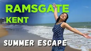 Ramsgate Beach Day Trip: Sun, Sand, & Summer Fun! I Loved the Beach. Kent Coast Adventures | 4K Tour
