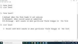 ServiceNow Onload and On submit Client Scripts