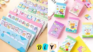 🌷How to make kawaii stationery at home / DIY stationery / Handmade stationery / School hacks