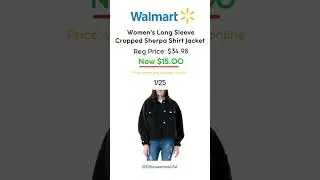 Walmart finds: sherpa jacket deals & more! #walmart2023