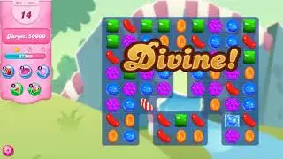 Candy Crush Saga Level #204 NO BOOSTERS | interesting level