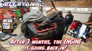 The 302 is back in the HellStang! +80lb injector install, fuel lines & ceramic coating the headers!
