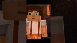 Jesse diteleportasi ke area yang dipenuhi obsidian dan lava &ndash;(Minecraft Story Mode Season 2)