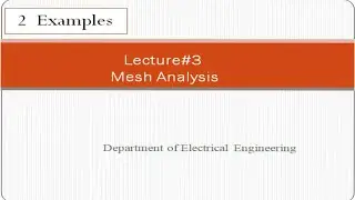 Mesh Analysis | with solved Problems| in 4 steps| in English