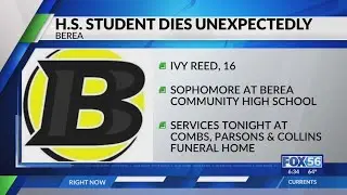 Berea high school student dies unexpectedly