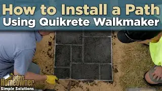 How to Install a Path Using Quikrete Walkmaker