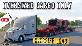 LIVE 🔴 VERTICAL AMERICAN TRUCK SIM  | OVERSIZED CARGO TRANSPORT | ATS #shorts   #livestreams #live