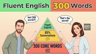 How to Speak Fluent English with Only 300 Words | English Conversation Practice | English Podcast