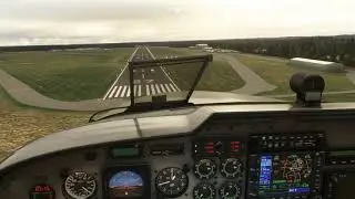 Flight Simulateur 2020 Landing at EGHL Lasham, United Kingdom, (No comments)