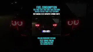 2021 Mazda 3 2.0 e-Skyactiv X Hybrid 186 PS Fuel Consumption #mazda3 #hybrid #mileage #mazda