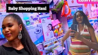 Nesting | First Baby shopping  at 8months  pregnancy #market #babyitems #newborn