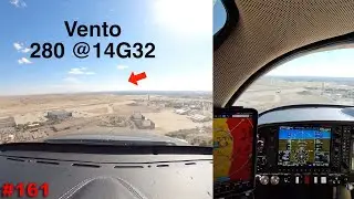 Strong crosswind - Albuquerque NM - Diamond DA62