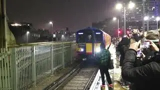 Class 455717 and 455712 Arriving at London Waterloo on Railtour 21/12/25 (4K)