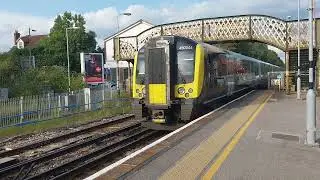 SWR Class 450044 Desiro & Class 450010 Arriving into Petersfield The 16th of September 2023