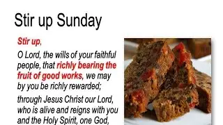Stir Up Sunday - 06 Sep 2015