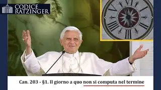 Canone 203: contributo fondamentale dell'Avv. Settesoldi. Stile rotale PERFETTO per l'hora vigesima