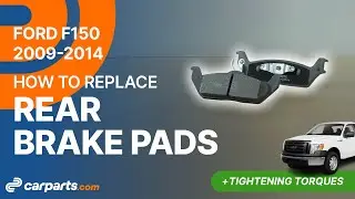 How to replace the Rear Brake Pads 2009-2014 Ford F150 🚗