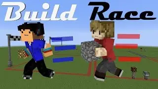 BUILD RACE! Minecraft Minigame /w Taurtis