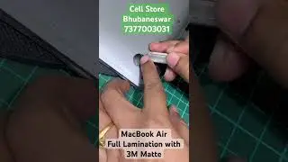 MacBook Air Full Lamination with 3M Matte very perfectly 👍👌