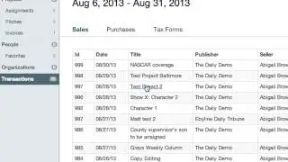Ebyline Tutorial: Freelancer Transaction Page