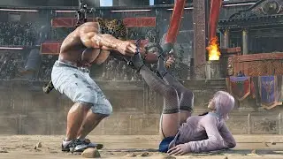 Asuka Kazama Momo Cosplay Meets Crazy King! Tekken-8