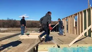 Framing Begins on Flood Survivor Homes in Knott County