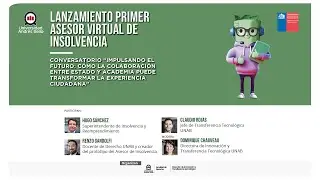 Lanzamiento primer asesor virtual de insolvencia y conversatorio 