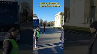 PARMA-FIORENTINA, arrivo pullman Crociato