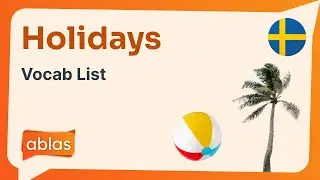 Holidays | Swedish Vocabulary List