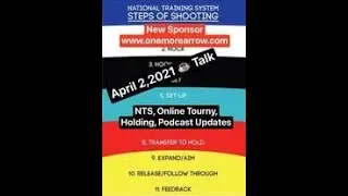 4/2/21 Coffee Talk - NTS For Barebow Archer, Online Tournament Update, Holding and Much More
