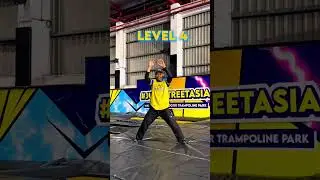 Backflip into a Stand Split Challenge #jumpstreetasia #jumpstreet #jumpstreetmalaysia #trampoline