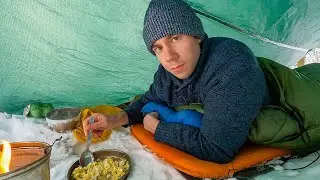 Meine Übernachtung im Schnee (Winter Biwak)