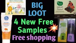 4 New Free sample || free samples in india ||Ninth app loot @productsandreview