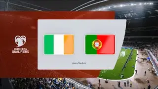 Ireland vs Portugal | 2022 FIFA World Cup Qualifiers | PES 2021