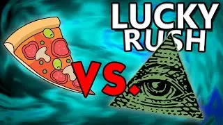 PIZZA vs ILLUMINATI BOW | Minecraft LUCKY RUSH |  baastiZockt