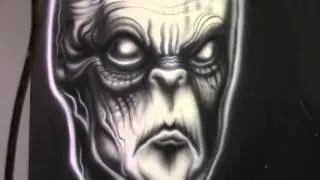 3D BLACKLIGHT ART (airbrushing)