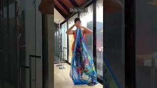 3 ways to tie a sarong | beach outfits | #sarong #scarfstyle #howto #drape #howtowear