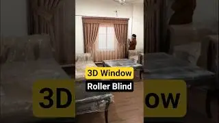 DarkOut 3D Window #RollerBlinds #HomeDecor #InteriorDesign #WindowBlinds #Blinds #shorts #curtains