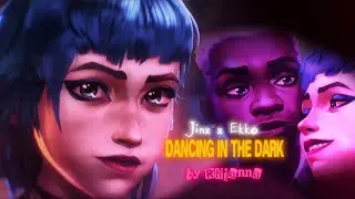   Ekko & jinx dance scene x dancing in the dark - Rihanna #leagueoflegends #arcane 