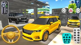 New KIA Carnival Gold Construction in Parking Garage - 3D Driving Class 2026 - Car Game 3D #cargame