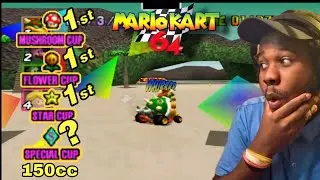 Mario kart 64 but I completed all cups 