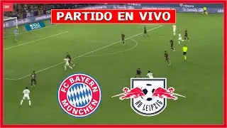 ✅ RB LEIPZIG vs BAYERN MUNICH EN VIVO 🏆 JUEGA LUIS DIAZ | LA SECTA DEPORTIVA