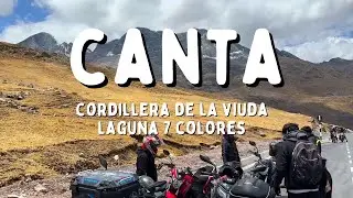 CANTA EN MOTO 2024 - CORDILLERA DE LA VIUDA - LAGUNA 7 COLORES 2024 - Pulsar n250 - Rutas Perú