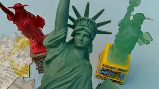 Liberty Insanity 3! Головоломки Ravensburger 3D «Статуя Свободы»! Классика, Ночное издание и Поп-...