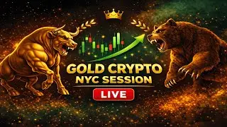 NFP news Analysis | NYC Session |Gold and Bitcoin | Jan 9, 2026| Day 1 | Legendary Fx Traders