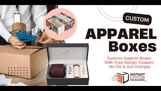 Custom Apparel Boxes | Premium Clothing Packaging by Instant Custom Packaging UK